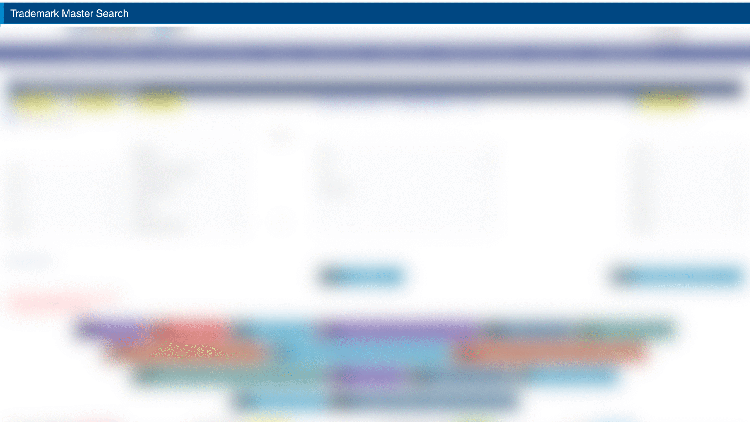 Trademark search page